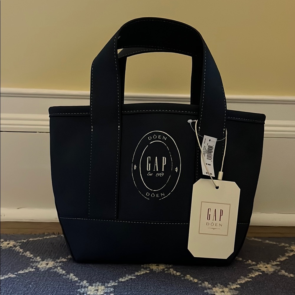 GAP DOEN Navy Small Tote